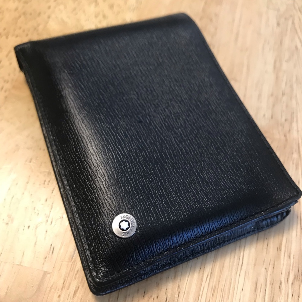 Montblanc wallet leather